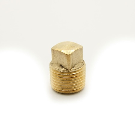 Thrifco Plumbing 1/4 Inch Brass Plug Barstock 5316090